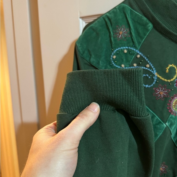 Women’s Alfred Dunner Vintage Holiday Sweater Size XL - Picture 4 of 6